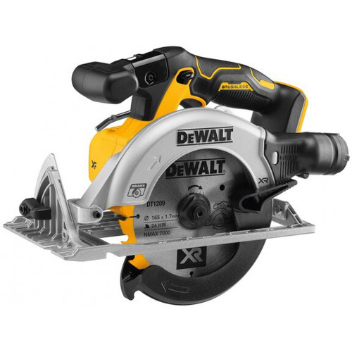 DeWALT DCS565N Scie Circulaire XR (18V/165mm) sans piles ni chargeur dans en carton